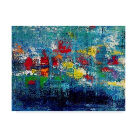 Hilary Winfield 'Water Garden' Canvas Art,14x19